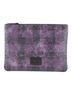 Coach 100% Canvas Solid Purple Purple Canvas Clutch Bag One size - photo 7