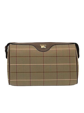 Burberry Nova Check Beige Canvas Clutch Bag (view 1)