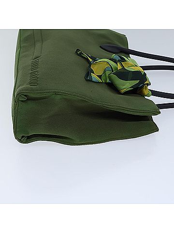 Miu Miu Green Canvas Handbag (view 2)