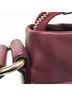 Salvatore Ferragamo 100% Leather Solid Red Vara Burgundy Leather Shopper Bag One size - photo 9