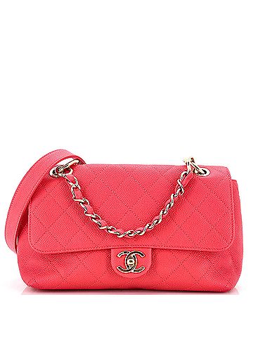 Chanel City Walk Flap Bag Quilted Caviar Medium (view 1)