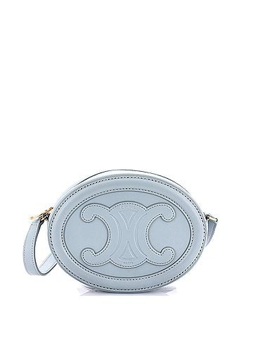 Céline Triomphe Oval Crossbody Bag Leather Mini (view 1)