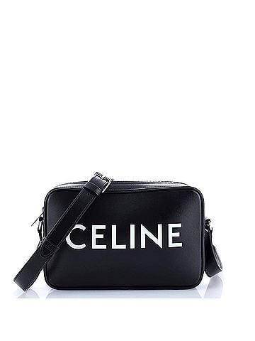Céline Logo Messenger Bag Leather Small (view 1)