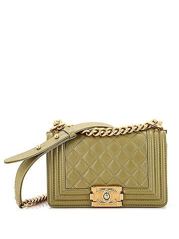 Chanel Boy Flap Bag Quilted Caviar Small (view 1)