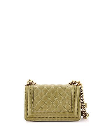 Chanel Boy Flap Bag Quilted Caviar Small (view 2)