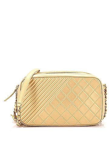 Chanel Coco Boy Camera Bag Quilted Leather Large (view 1)