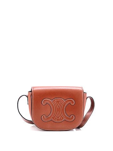 Céline Cuir Triomphe Folco Bag Leather (view 1)