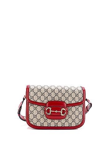 Gucci Horsebit 1955 Shoulder Bag GG Coated Canvas Small (view 1)