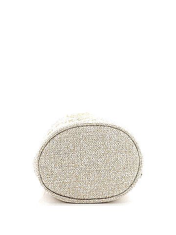 Chanel Deauville Drawstring Bucket Bag Raffia with Glitter Detail Medium (view 2)