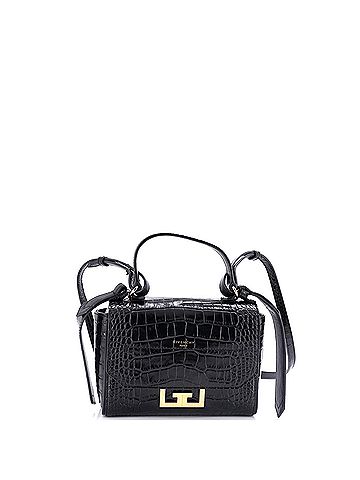 Givenchy Eden Top Handle Bag Crocodile Embossed Leather Mini (view 1)
