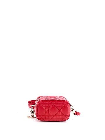 Christian Dior Lady Dior Vanity Case Cannage Quilt Lambskin Micro (view 2)