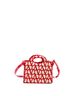 Valentino Garavani 100% Fabric Red Le Troisieme Tote Toile Iconograph Fabric Mini One size - photo 4