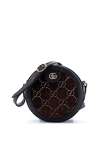 Gucci Ophidia Round Shoulder Bag GG Velvet Mini (view 1)