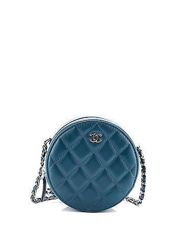 Chanel Round Clutch with Chain Quilted Lambskin Mini (view 1)