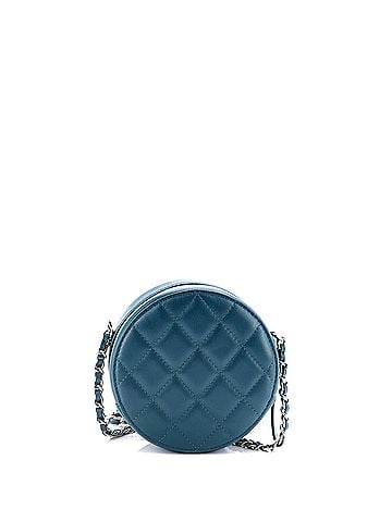 Chanel Round Clutch with Chain Quilted Lambskin Mini (view 2)