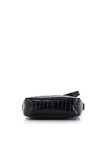 Saint Laurent Camp Camera Bag Crocodile Embossed Leather Mini (view 2)
