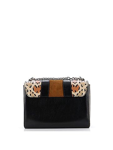 Louis Vuitton Twist Handbag Leopard Wild Printed Leather and Calfskin MM (view 2)