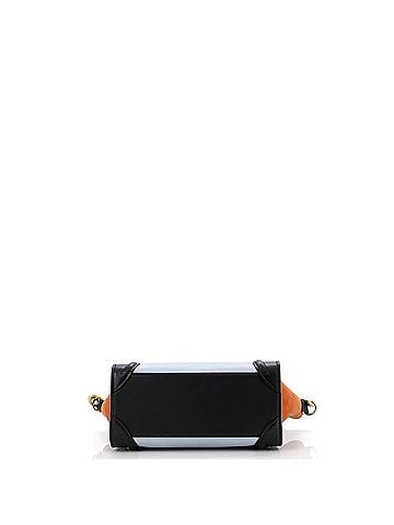 Céline Tricolor Luggage Bag Leather Nano (view 2)