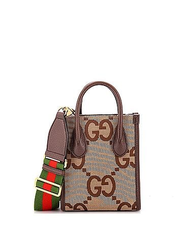 Gucci Vertical Tote Jumbo GG Canvas Mini (view 1)