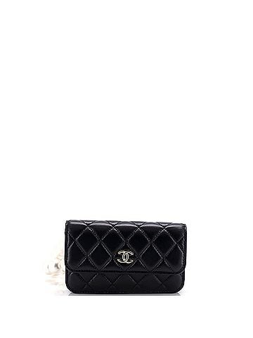 Chanel Pearl Strap CC Wallet on Chain Quilted Calfskin Mini (view 1)