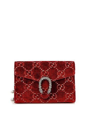Gucci Dionysus Chain Wallet GG Velvet Small (view 1)