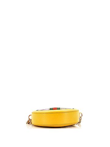 Gucci Ophidia Round Shoulder Bag Flora GG Coated Canvas Mini (view 2)