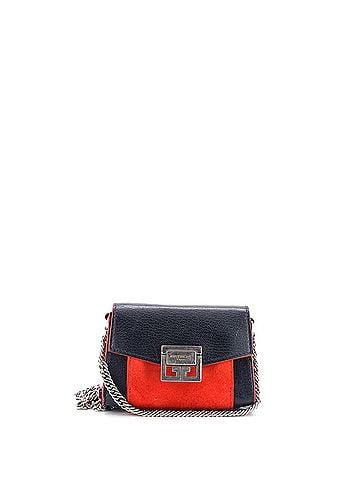Givenchy GV3 Flap Bag Leather with Suede Mini (view 1)