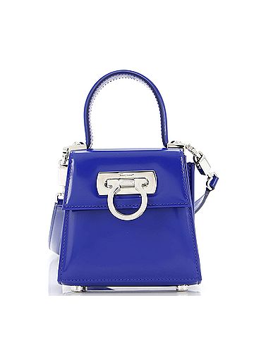 Salvatore Ferragamo Iconic Top Handle Bag Leather XS (view 1)