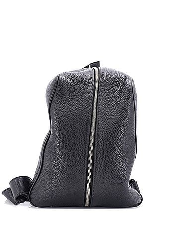 Prada Triangle Zip Backpack Leather (view 1)