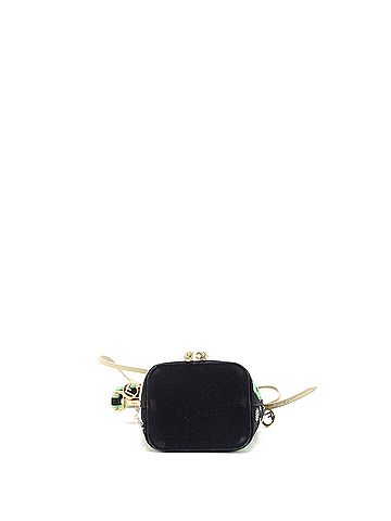 Fendi Mon Tresor Bucket Bag Embroidered Canvas Mini (view 2)