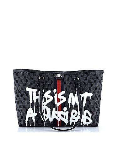 Balenciaga x Gucci The Hacker Project Tote BB Canvas Medium (view 1)