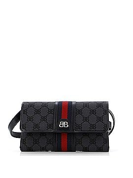Balenciaga x Gucci The Hacker Wallet on Strap BB Canvas (view 1)