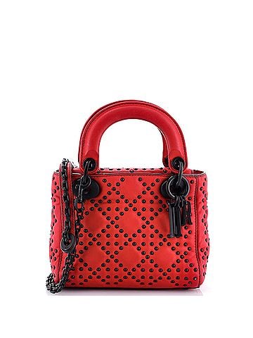 Christian Dior Lady Dior Chain Bag Cannage Studded Calfskin Mini (view 1)
