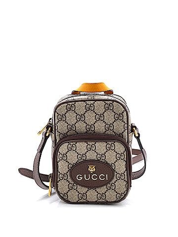 Gucci Neo Vintage Top Handle Crossbody Bag GG Coated Canvas Mini (view 1)