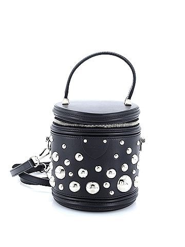 Louis Vuitton Cannes Handbag Yayoi Kusama Embellished Leather (view 1)