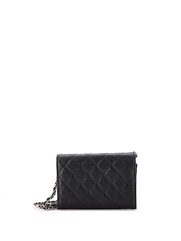 Chanel Classic Flap Wallet Crossbody Bag Quilted Caviar Mini (view 2)