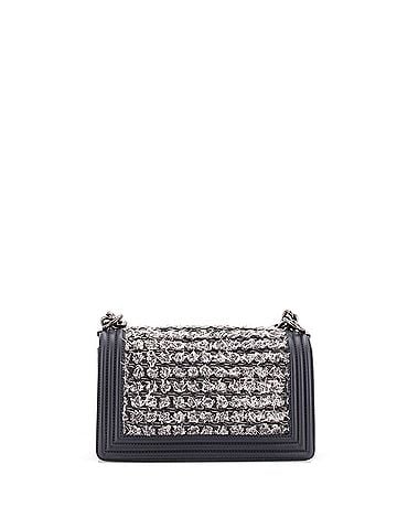 Chanel Boy Flap Bag Braided Tweed Old Medium (view 2)