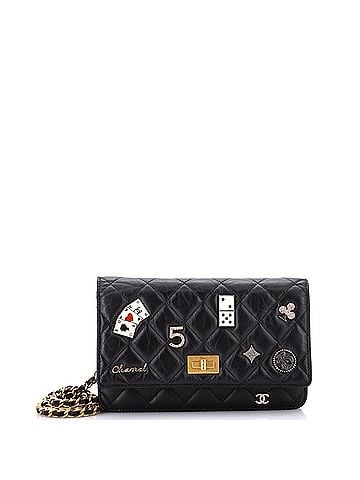 Chanel Lucky Charms Reissue 2.55 Wallet on Chain Quilted Calfskin (view 1)