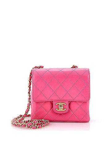 Chanel Retro Classic Square Flap Bag Quilted Goatskin Mini (view 1)
