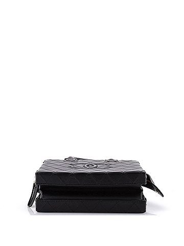 Chanel CC Top Handle Convertible Vanity Case Quilted Calfskin Medium (view 2)