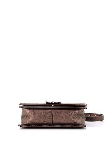 Chanel Boy Flap Bag Quilted Iridescent Goatskin Old Medium (view 2)