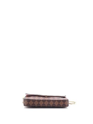 Louis Vuitton Felicie Pochette Flower Printed Studded Damier (view 2)