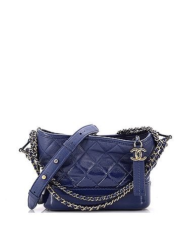 Chanel Gabrielle Hobo Quilted Goatskin and Patent Small (view 1)