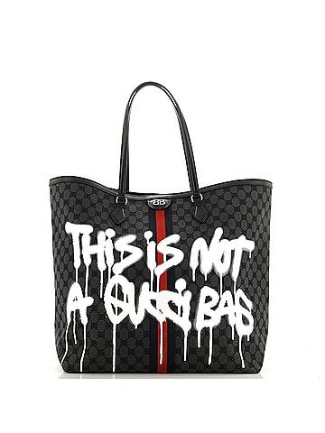 Balenciaga x Gucci The Hacker Project Tote Graffiti BB Canvas Large (view 1)