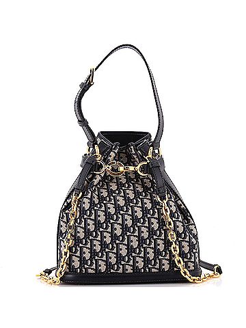 Christian Dior C'est Bucket Bag Oblique Canvas Medium (view 1)