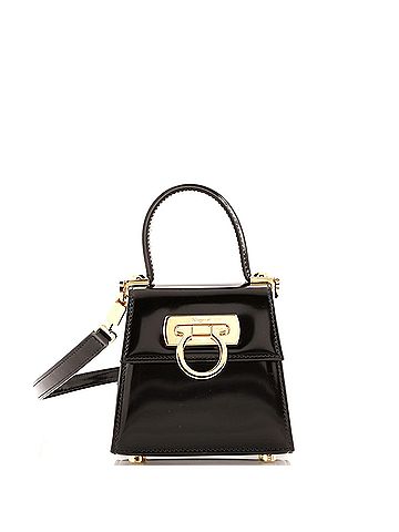 Salvatore Ferragamo Iconic Top Handle Bag Leather XS (view 1)