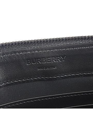 Burberry Brown Leather Clutch Bag (view 2)
