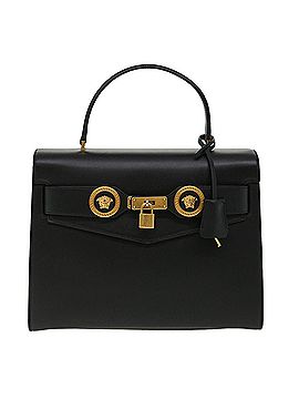 Versace Black Leather Handbag (view 1)
