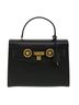 Versace 100% Leather Solid Black Black Leather Handbag One size - photo 1