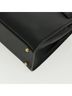 Versace 100% Leather Solid Black Black Leather Handbag One size - photo 8